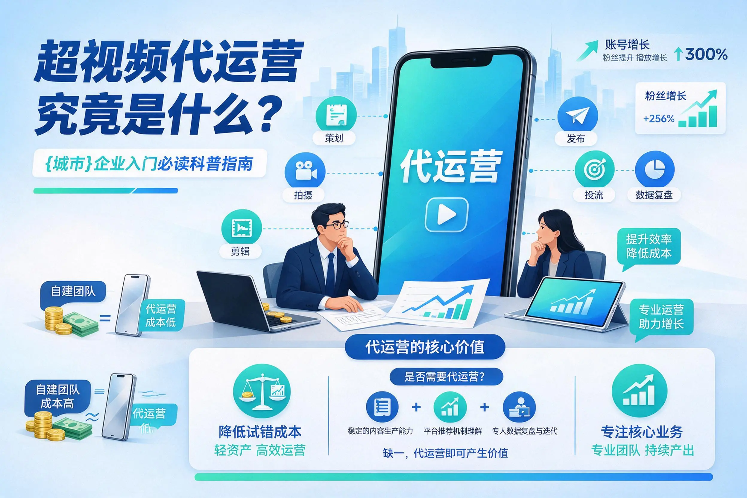 短视频代运营究竟是什么？克拉玛依企业入门必读科普指南