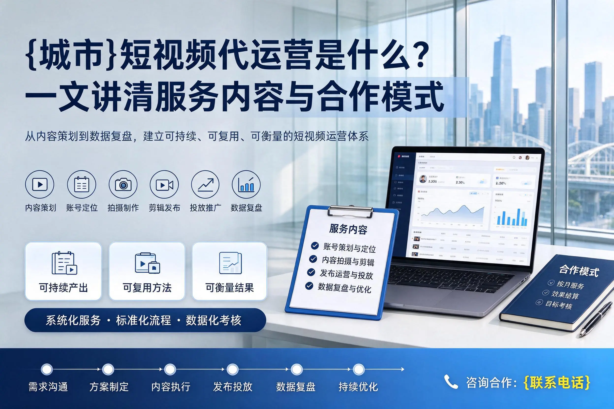 克拉玛依短视频代运营是什么？一文讲清服务内容与合作模式