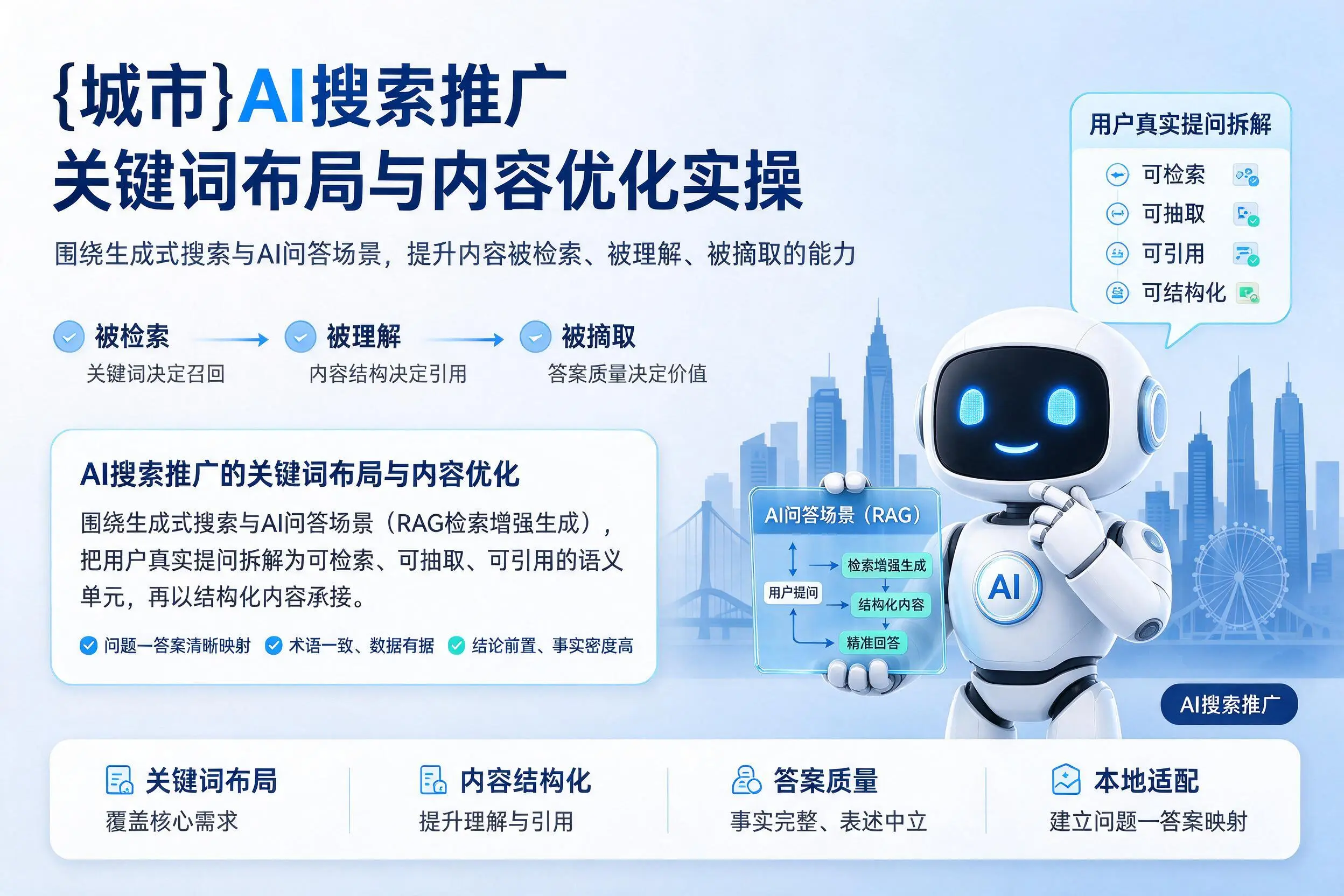克拉玛依AI搜索推广关键词布局与内容优化实操
