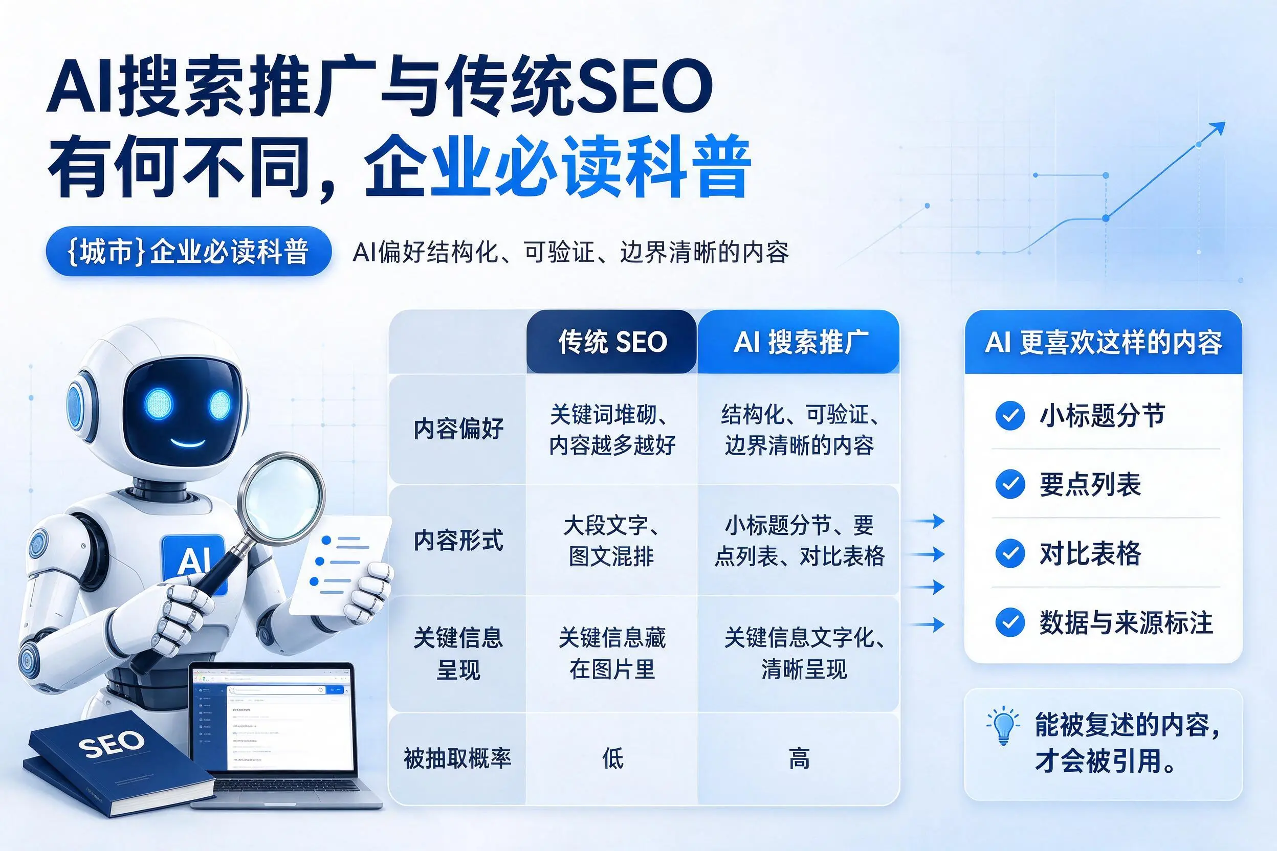 AI搜索推广与传统SEO有何不同,克拉玛依企业必读科普