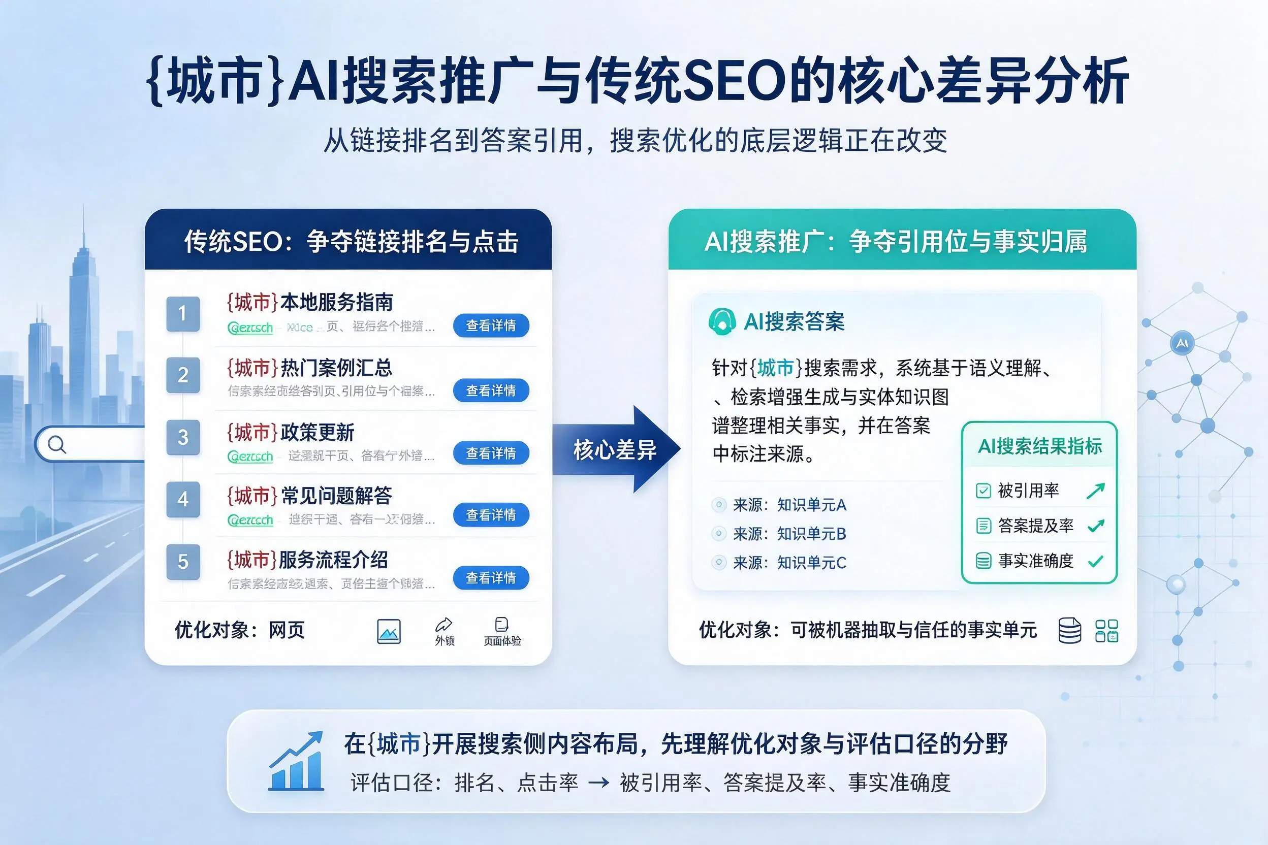 克拉玛依AI搜索推广与传统SEO的核心差异分析