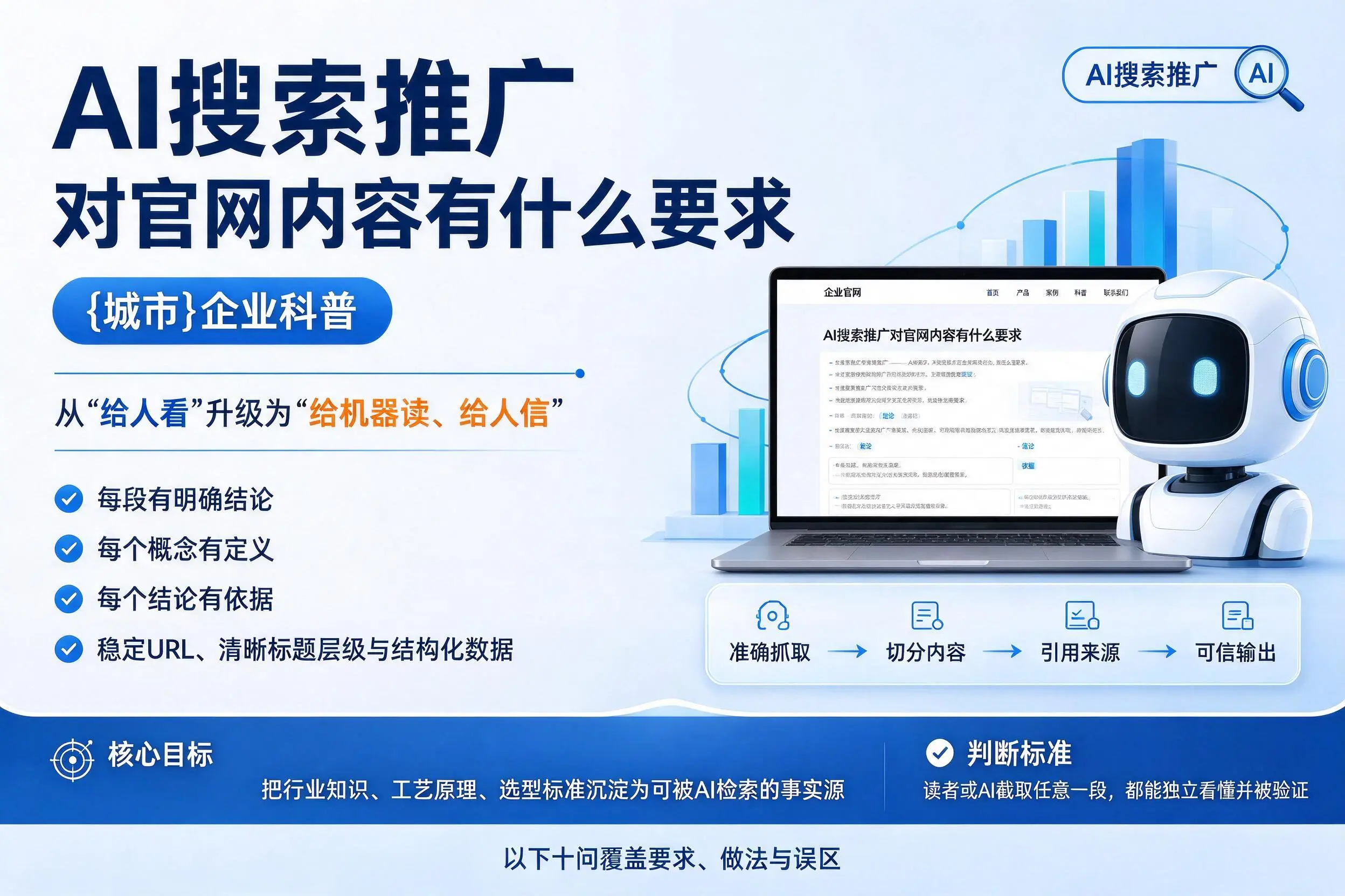 AI搜索推广对官网内容有什么要求,克拉玛依企业科普